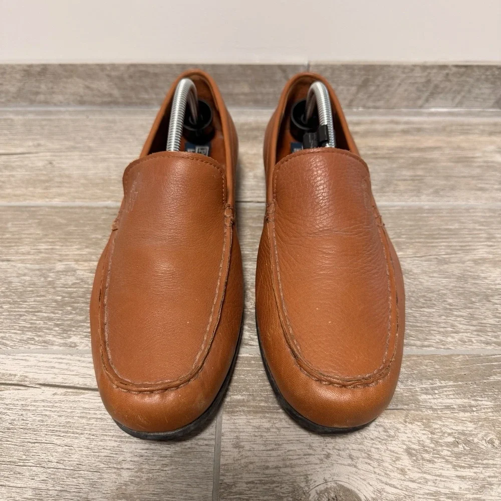 Men's Vintage Polo Ralph Lauren Slip‎ On Loafers In Brown Size 9.5